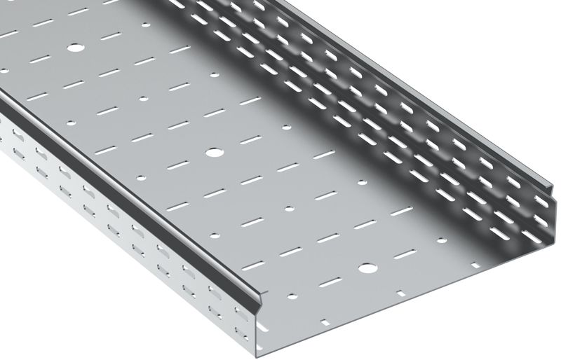 Лоток листовой перфорир. 80х400 L3000 сталь 1.5мм ESCA 7 IEK CLP10-080-400-150-3