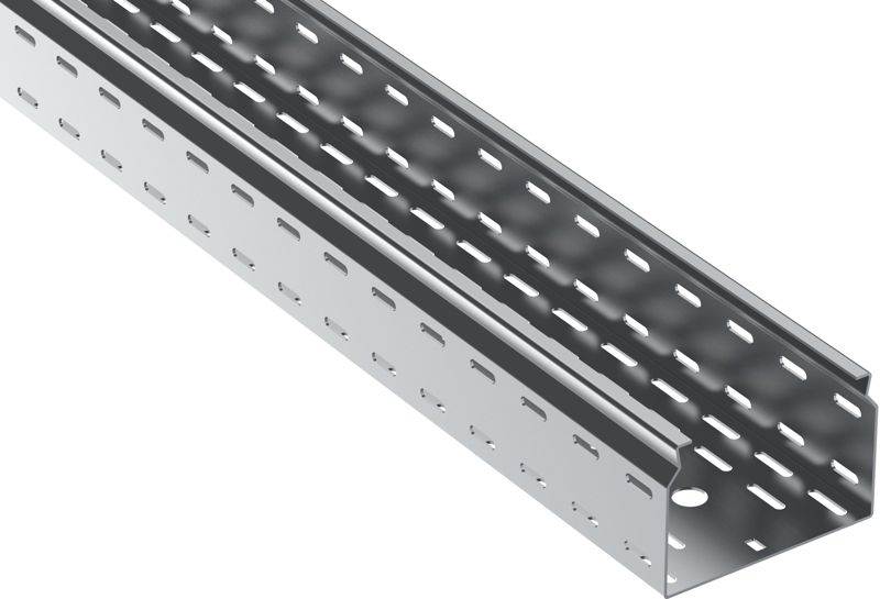 Лоток листовой перфорир. 100х150 L2500 сталь 1.5мм ESCA 7 IEK CLP10-100-150-150-D25