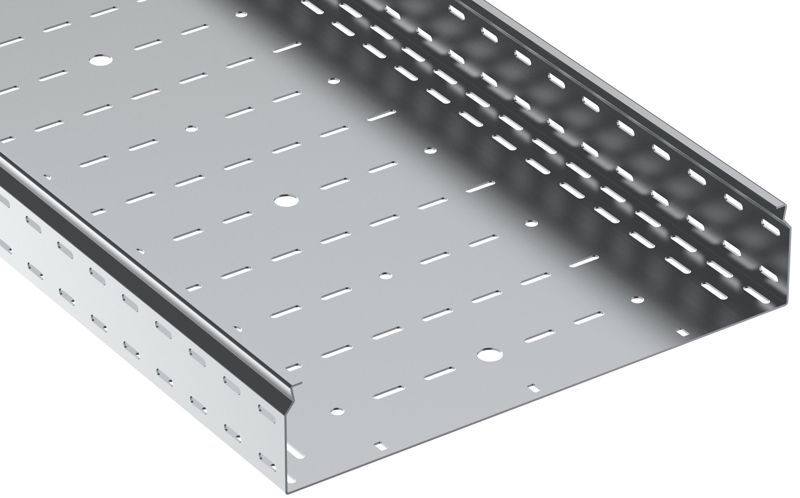 Лоток листовой перфорир. 100х500 L3000 сталь 1.5мм ESCA 7 IEK CLP10-100-500-150-3