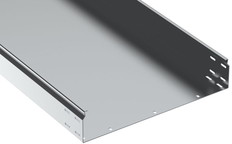 Лоток листовой неперфорир. 100х500 L2500 сталь 1.5мм ESCA 7 IEK CLN10-100-500-150-D25