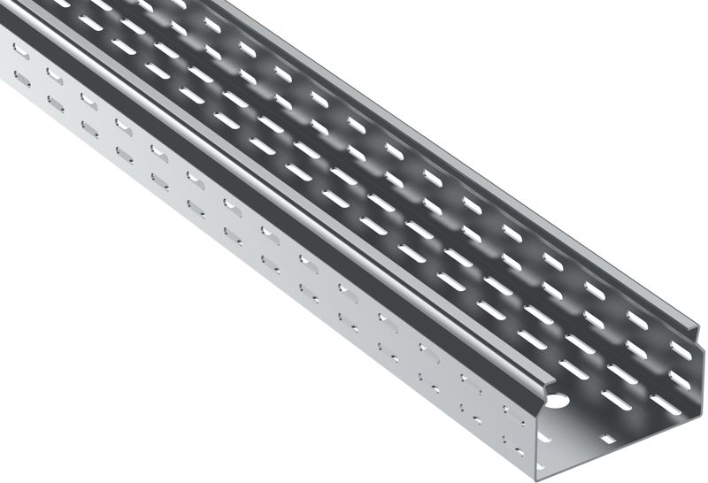 Лоток листовой перфорир. 80х150 L2500 сталь 2.0мм ESCA 7 IEK CLP10-080-150-200-D25