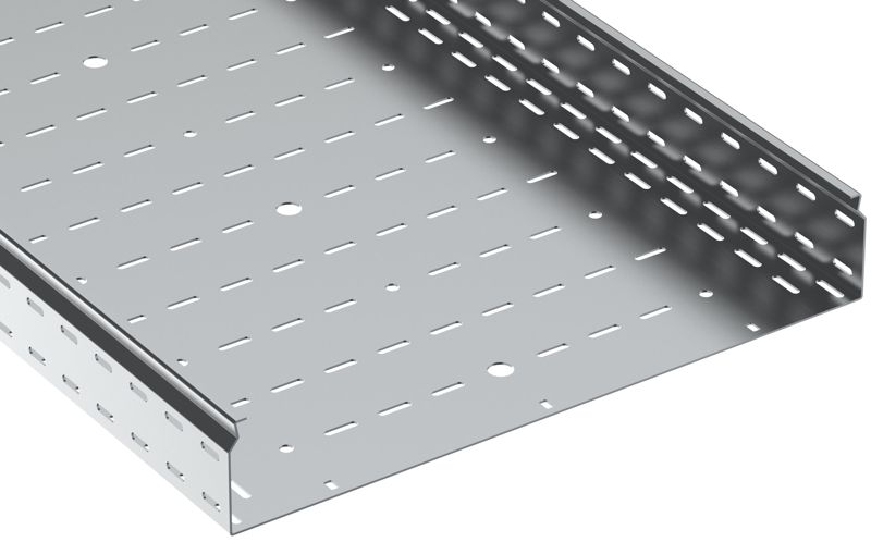 Лоток листовой перфорир. 100х600 L2000 сталь 2.0мм ESCA 7 IEK CLP10-100-600-200-2