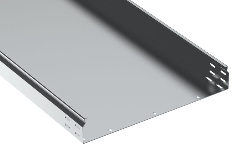 Лоток листовой неперфорир. 80х500 L3000 сталь 2.0мм ESCA 7 IEK CLN10-080-500-200-3