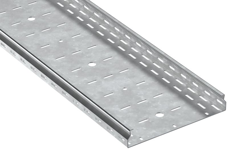 Лоток листовой перфорир. 50х300 L2500 сталь 1.5мм HDZ ESCA 7 IEK CLP10-050-300-150-D25-HDZ