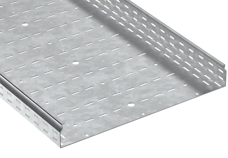 Лоток листовой перфорир. 80х600 L2000 сталь 1.5мм HDZ ESCA 7 IEK CLP10-080-600-150-2-HDZ