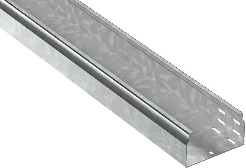 Лоток листовой неперфорир. 80х150 L2500 сталь 1.5мм HDZ ESCA 7 IEK CLN10-080-150-150-D25-HDZ