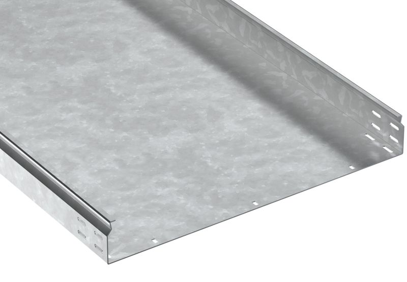 Лоток листовой неперфорир. 80х600 L2000 сталь 1.5мм HDZ ESCA 7 IEK CLN10-080-600-150-2-HDZ