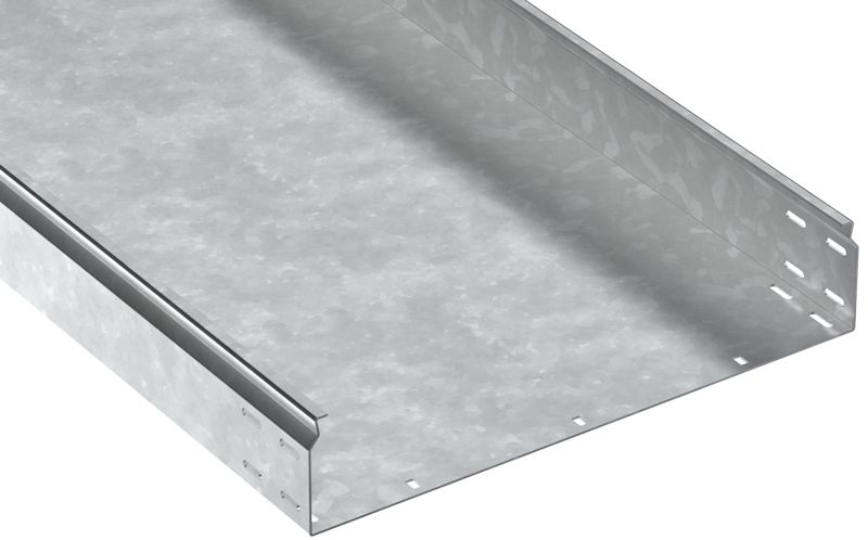 Лоток листовой неперфорир. 100х500 L3000 сталь 1.5мм HDZ ESCA 7 IEK CLN10-100-500-150-3-M-HDZ