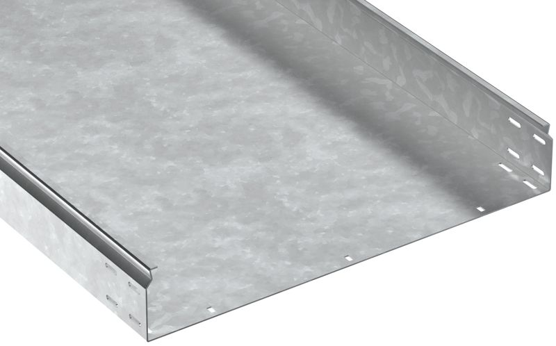 Лоток листовой неперфорир. 100х600 L2500 сталь 1.5мм HDZ ESCA 7 IEK CLN10-100-600-150-D25-HDZ