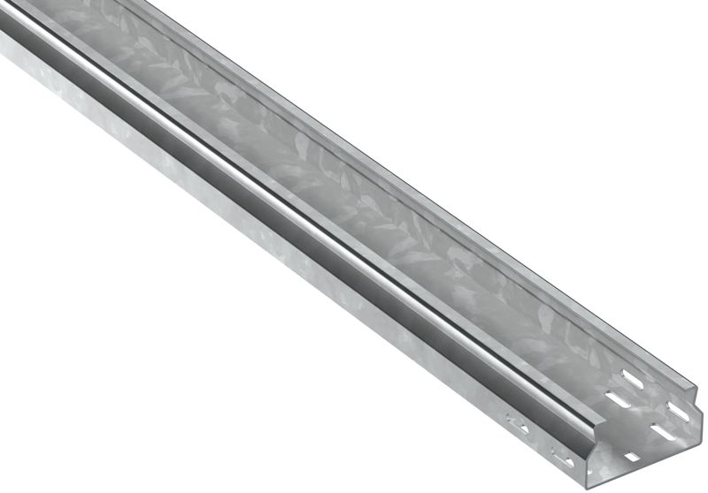 Лоток листовой неперфорир. 50х100 L2000 сталь 2.0мм HDZ ESCA 7 IEK CLN10-050-100-200-2-HDZ