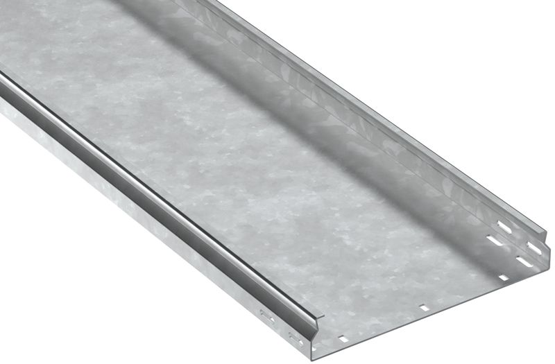 Лоток листовой неперфорир. 50х300 L2000 сталь 2.0мм HDZ ESCA 7 IEK CLN10-050-300-200-2-HDZ