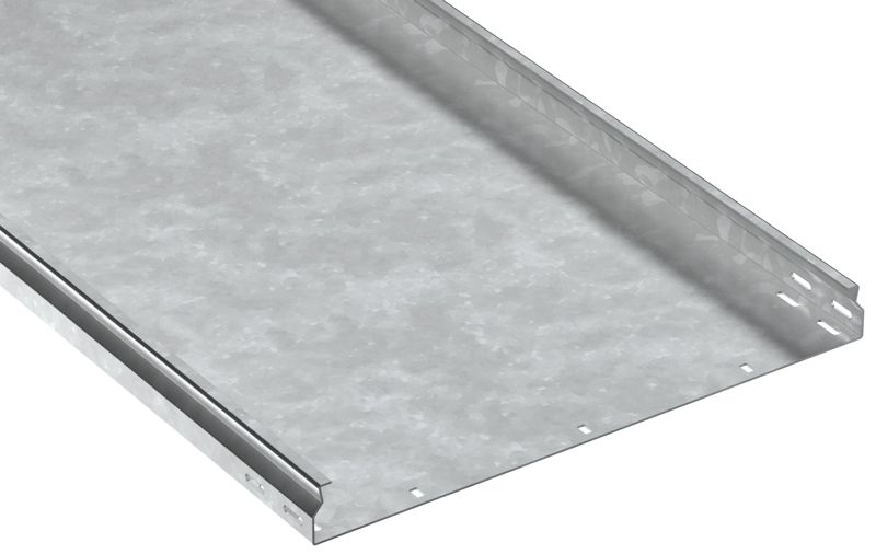 Лоток листовой неперфорир. 50х500 L2500 сталь 2.0мм HDZ ESCA 7 IEK CLN10-050-500-200-D25-HDZ