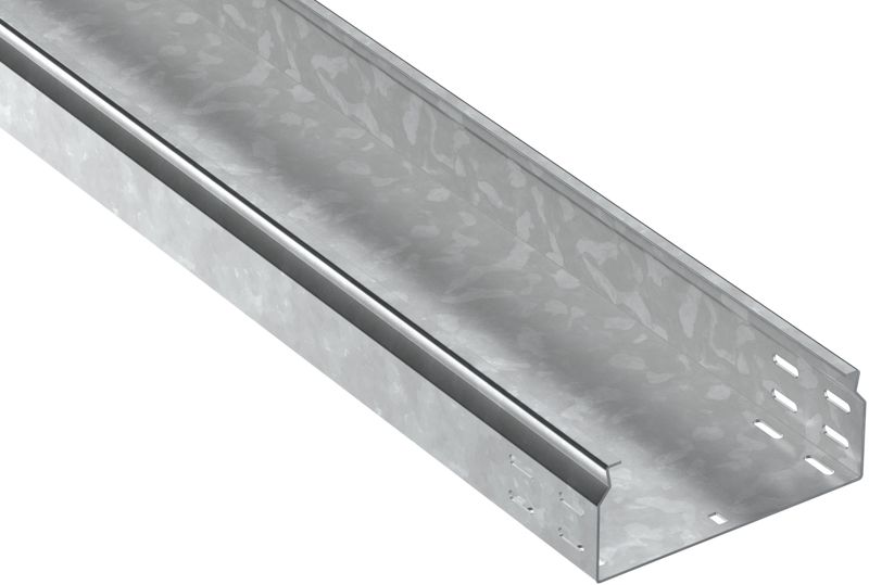 Лоток листовой неперфорир. 80х200 L2000 сталь 2.0мм HDZ ESCA 7 IEK CLN10-080-200-200-2-HDZ