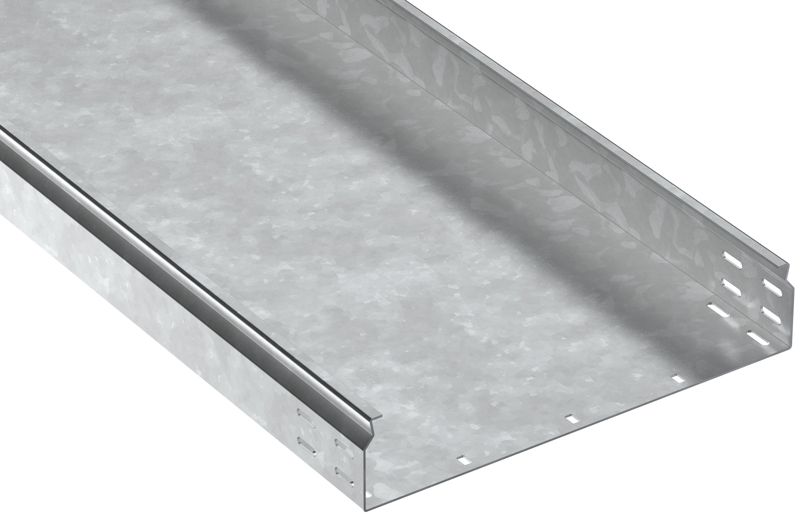 Лоток листовой неперфорир. 80х400 L2000 сталь 2.0мм HDZ ESCA 7 IEK CLN10-080-400-200-2-HDZ