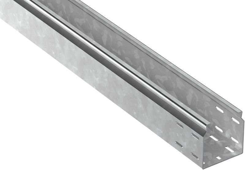 Лоток листовой неперфорир. 100х100 L2000 сталь 2.0мм HDZ ESCA 7 IEK CLN10-100-100-200-2-HDZ