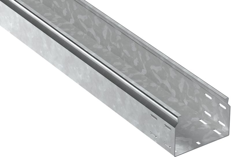 Лоток листовой неперфорир. 100х150 L2000 сталь 2.0мм HDZ ESCA 7 IEK CLN10-100-150-200-2-HDZ