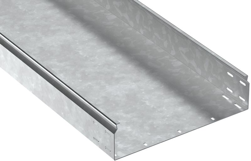 Лоток листовой неперфорир. 100х400 L2000 сталь 2.0мм HDZ ESCA 7 IEK CLN10-100-400-200-2-HDZ