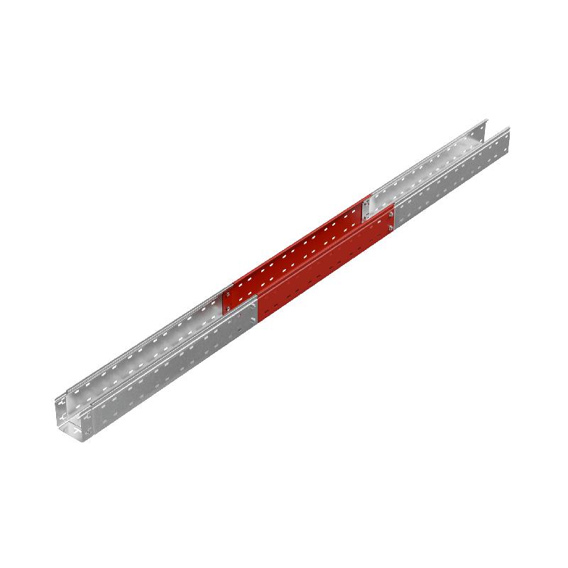 Лоток листовой перфорированный 100х100 L2000 1мм "Быстрый монтаж ПЛЮС" LPplus100-100-1.0-2000 INOX304 КМ PL12907