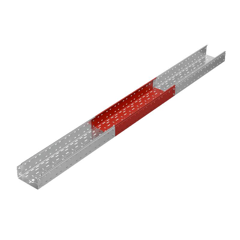 Лоток листовой перфорированный 200х100 L2500 1.5мм "Быстрый монтаж ПЛЮС" LPplus100-200-1.5-2500 INOX304 КМ PL12951
