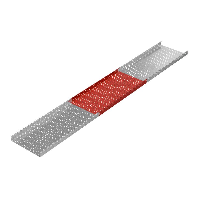 Лоток листовой перфорированный 600х80 L3000 1.2мм "Стандарт ПЛЮС" LPEplus80-600-1.2-3000 INOX304 КМ PL5166