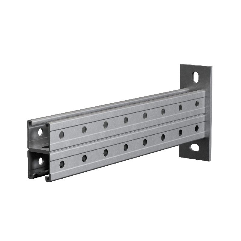 Консоль-Страт двойная усилен. 41х41 2KSSU41-200 3P L200 2.5мм тройная перфорация КМ LO41260