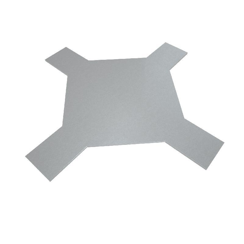 Крышка для ответвителя X-образ. лестн. осн.400 KLXD400 INOX304 КМ LO1711