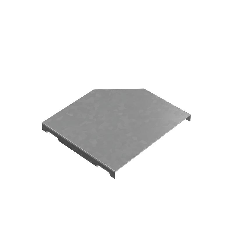 Крышка переходника левого 100-150 "ПЛЮС" KPDplus100-150-L INOX304 КМ PL6611