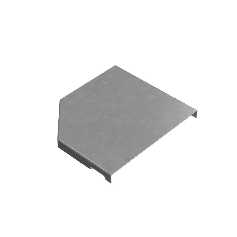 Крышка переходника правого 100-150 "ПЛЮС" KPDplus100-150-R INOX304 КМ PL6585