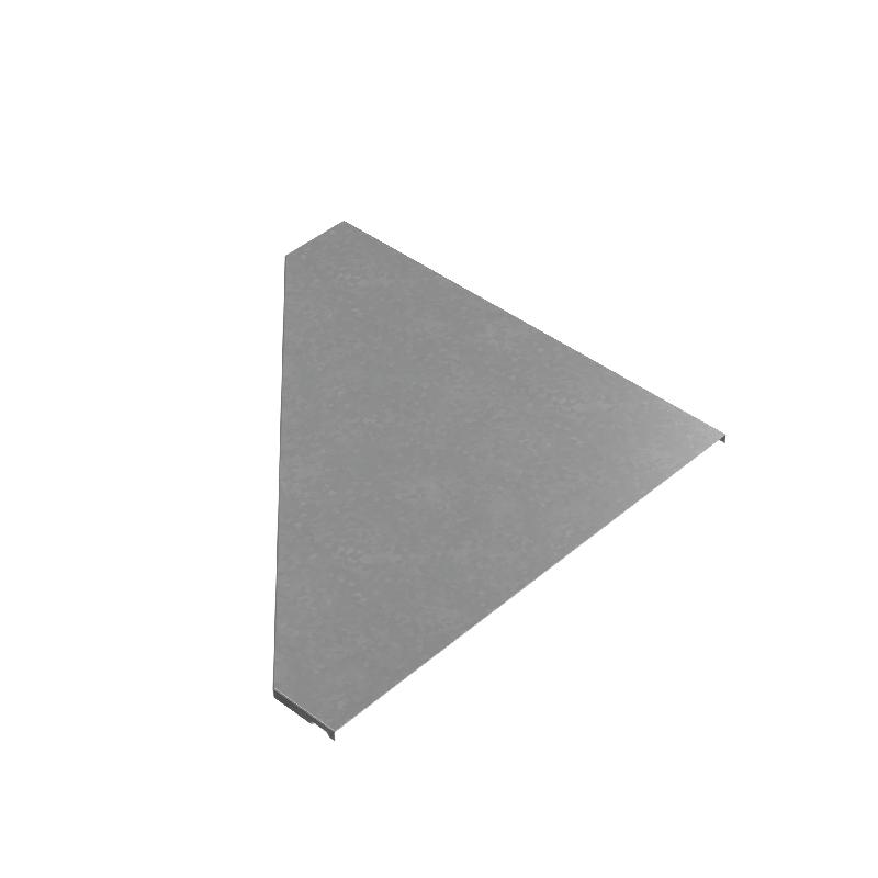 Крышка переходника правого 100-600 "ПЛЮС" KPDplus100-600-R INOX304 КМ PL6590