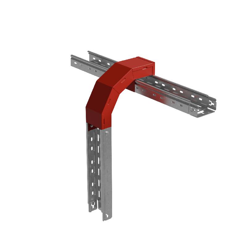 Ответвитель-крышка Т-образ. вертикал. вниз 50х400х150 "ПЛЮС" OKTDplus50-400-150 INOX304 КМ PL6149