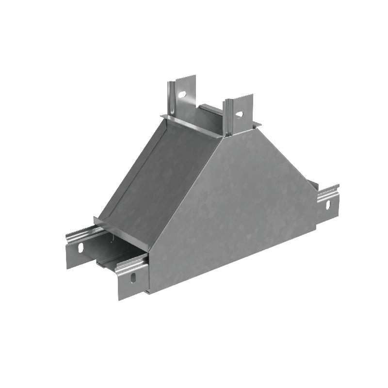 Отвод для лотка Т-образ. вертикал. вверх 500х50 "ПЛЮС" TDNplus50-500 INOX304 КМ PL6209