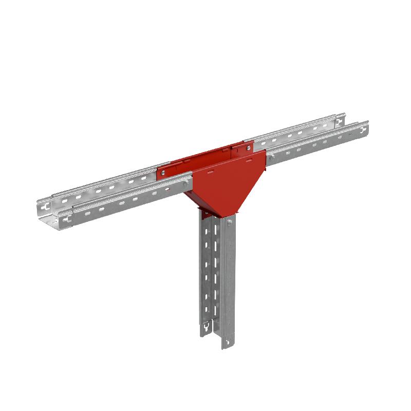 Отвод для лотка Т-образ. вертикал. вниз 50х50 "ПЛЮС" TDVplus50-50 INOX304 КМ PL6225