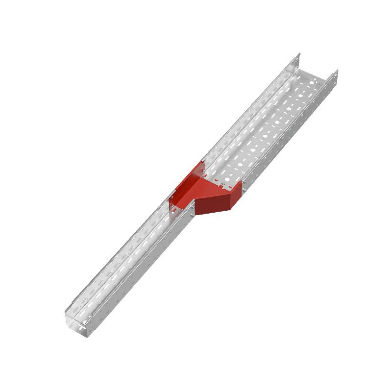 Переходник для лотка правый 100х100-200 "ПЛЮС" PDplus100-100-200-R INOX304 КМ PL5792