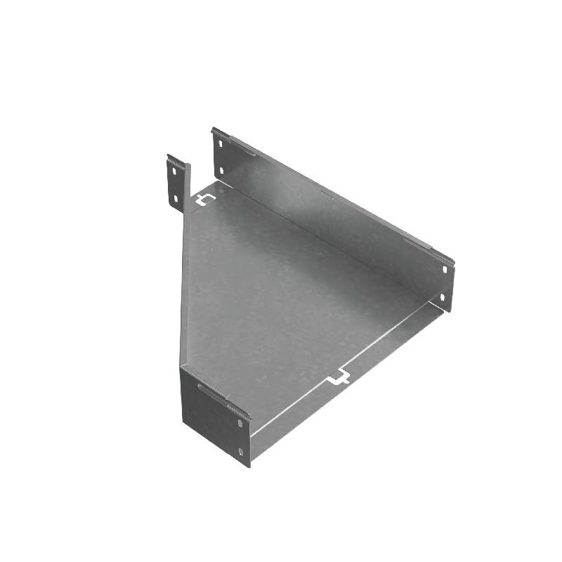 Переходник для лотка правый 100х100-400 "ПЛЮС" PDplus100-100-400-R INOX304 КМ PL5794