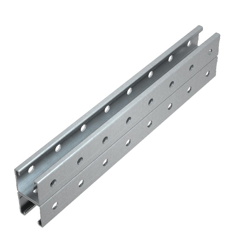 Профиль-Страт двойной перфорир. 41х41 L1000 1.5мм 2STP41-41-1000 3P HD тройная перфорация КМ LO22137