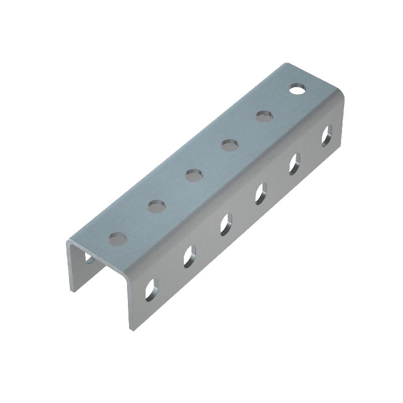 Соединитель усиленного швеллера 50х50 4мм SLPU50-50 INOX304 КМ LO18229