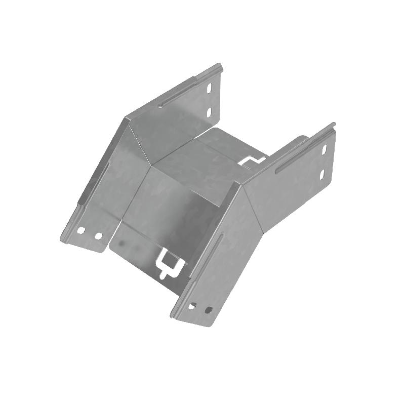 Угол для лотка вертикальный внешний 45град. 150х80 "ПЛЮС" VLplus45-80-150 INOX304 КМ PL5665