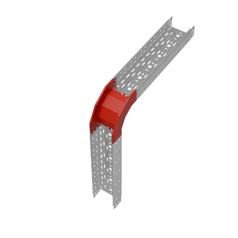 Угол для лотка вертикальный внешний 90град. 150х80 "ПЛЮС" VLplus90-80-150 INOX304 КМ PL5643