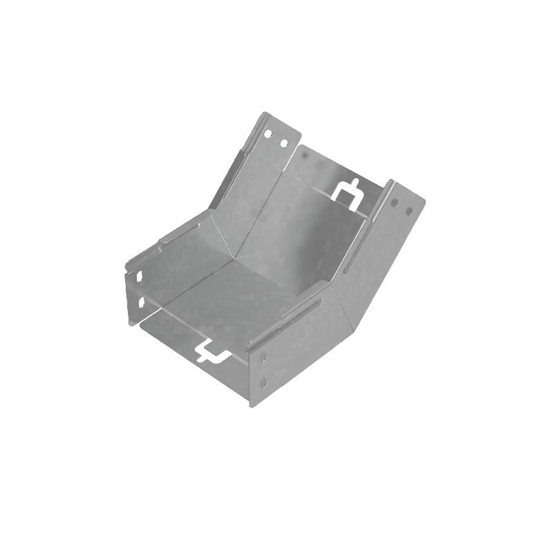 Угол для лотка вертикальный внутренний 45град. 150х80 "ПЛЮС" NLplus45-80-150 INOX304 КМ PL5621