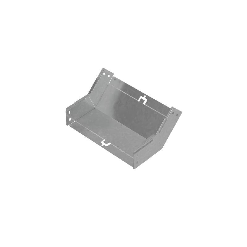 Угол для лотка вертикальный внутренний 45град. 300х80 "ПЛЮС" NLplus45-80-300 INOX304 КМ PL5623