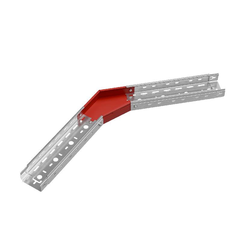 Угол для лотка горизонтальный 45град. 100х50 "ПЛЮС" GLplus45-50-100 INOX304 КМ PL5569