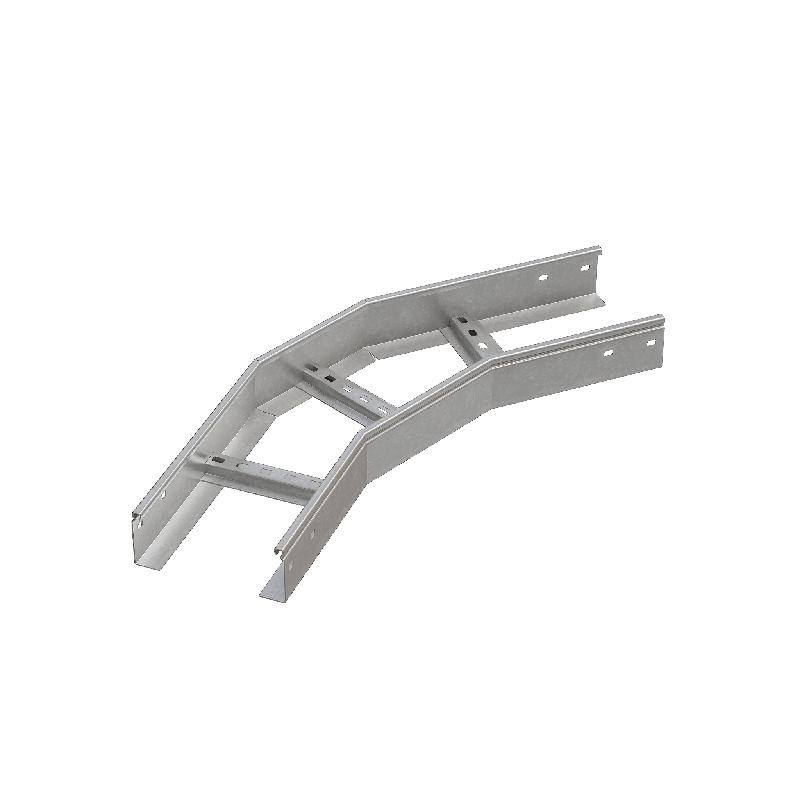 Угол для лотка горизонтальный лестн. 45град. 150х80 1.5мм LGL45-80-150-1.5 INOX304 N КМ LO38165