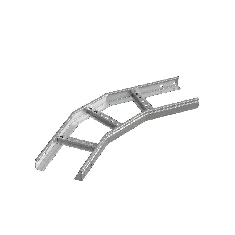 Угол для лотка горизонтальный лестн. 45град. 600х50 1.5мм LGL45-50-600-1.5 INOX304 N КМ LO38161