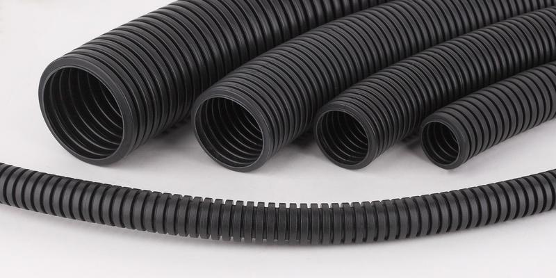 Труба гофрированная ПВХ легкая d32мм с протяжкой черн. (уп.25м) Ruvinil 13201Ч