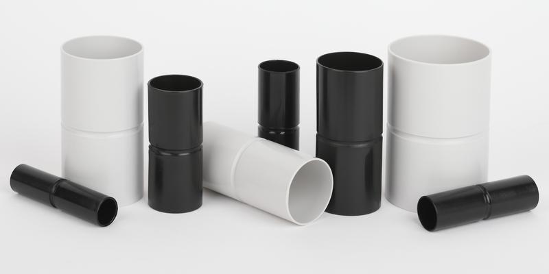 Муфта соединительная для трубы 63мм пластм. черн. Ruvinilм01263Ч