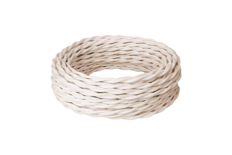 Провод ретро 2х1.5 сл. кость (уп.20м) RetroElectro 2254728