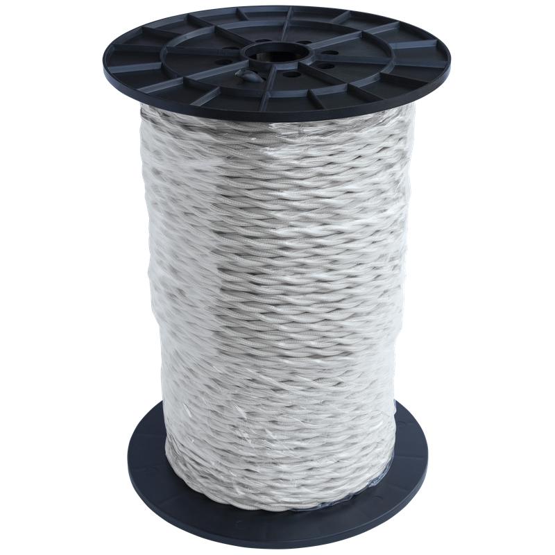 Провод ретро 2х2.5 бел. (уп.200м) RetroElectro 2254769