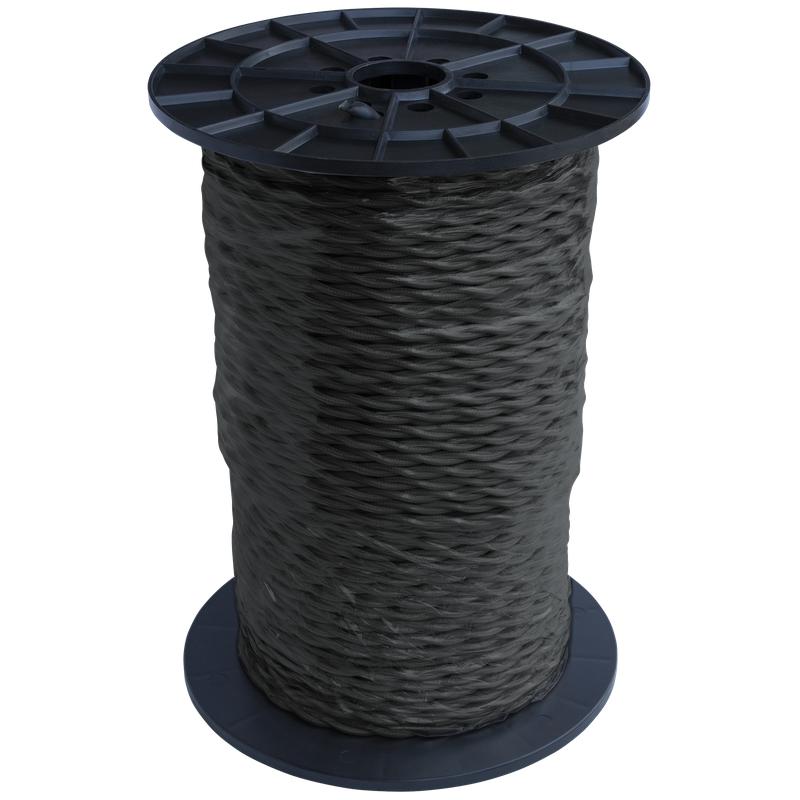 Провод ретро 2х2.5 черн. (уп.200м) RetroElectro 2254771