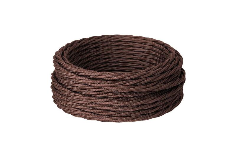 Провод ретро 3х1.5 корич. (уп.20м) RetroElectro 2254734