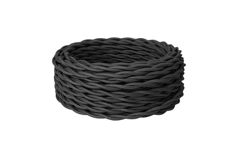 Провод ретро 3х1.5 черн. (уп.20м) RetroElectro 2254736